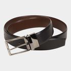 Men's BlackLeather Formal Belt, , small