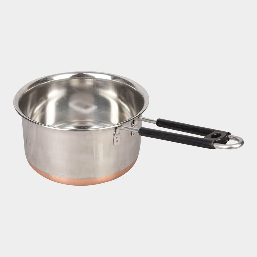 1.5 L Steel Sauce Pan, Induction Compatible, , large image number null