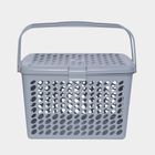 GreyLarge Plastic Basket, , small