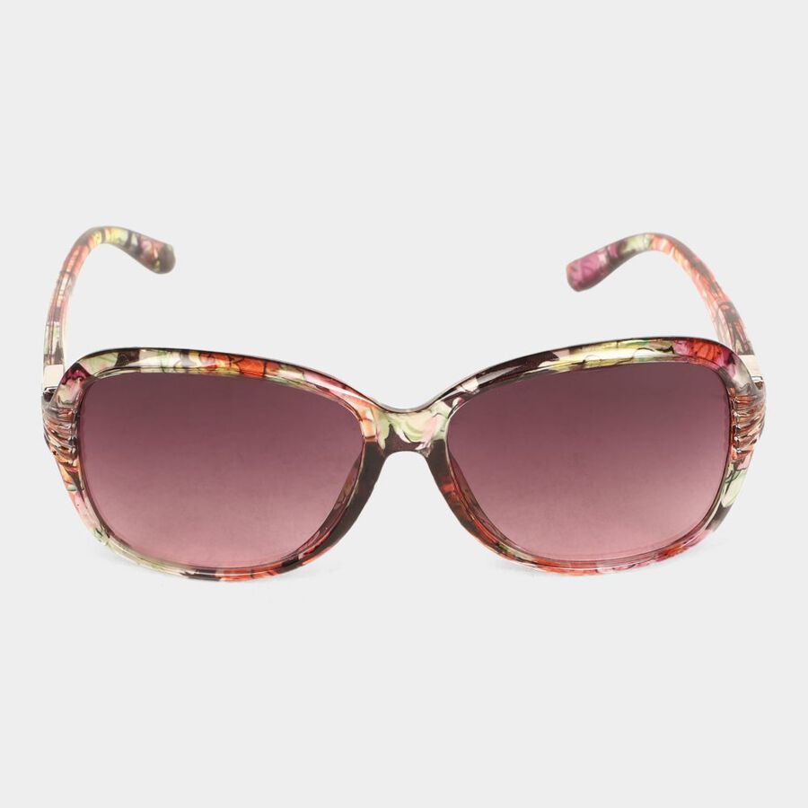Women's Plastic Gradient Round Sunglasses, , large image number null
