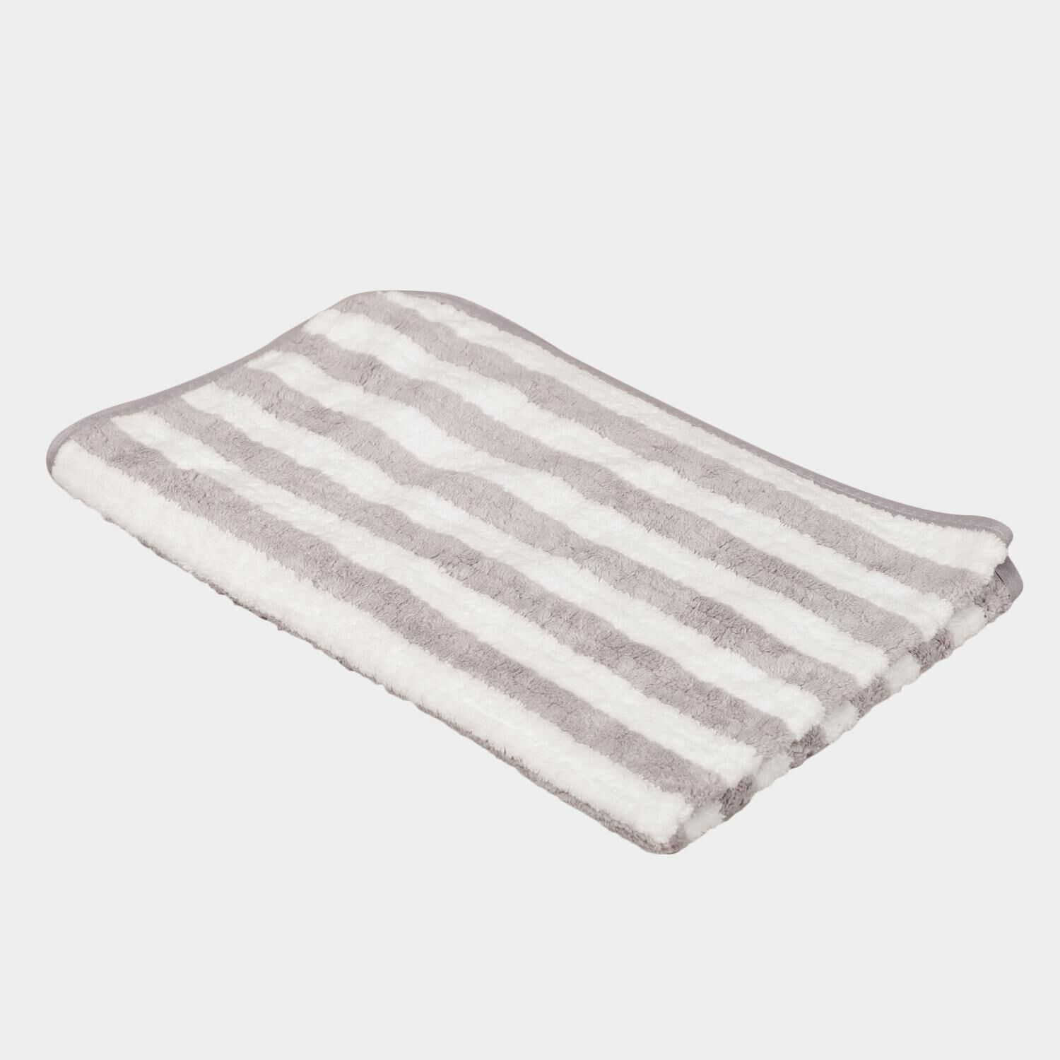 Home Beautiful                         210 GSM Grey Microfiber Hand Towel