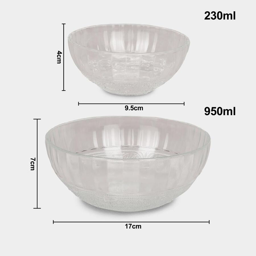 230 |590ml Glassware Pudding Set, , large image number null