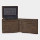 Men PU Brown Wallet, , small image number null