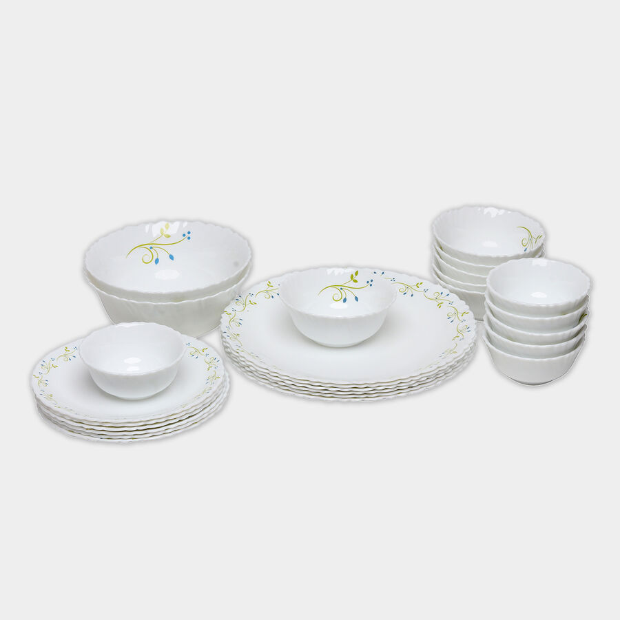 26 Pcs. Opalware Dinner Set, Microwave Safe, , large image number null
