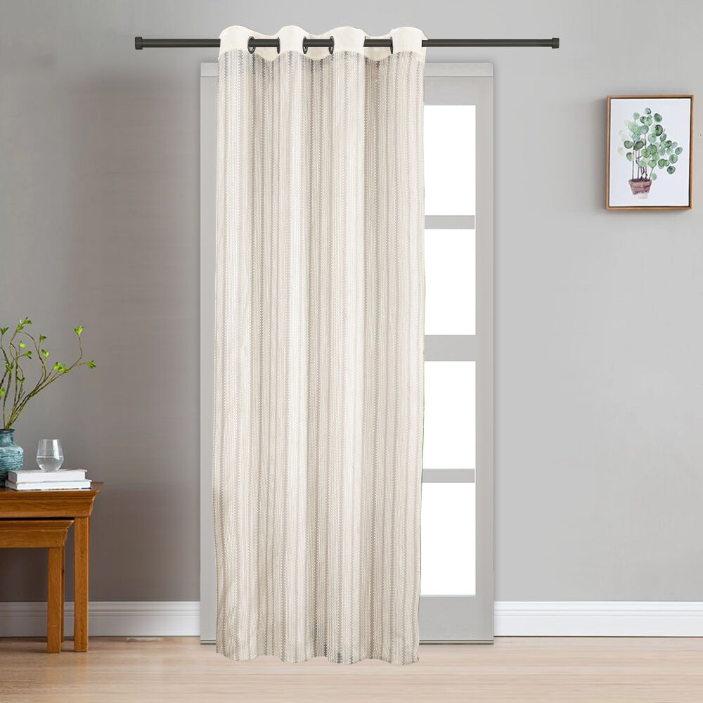 Home Beautiful                         7ft. White Polyester Door Curtain