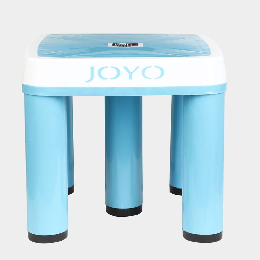 Blue Plastic Bath Stool, , large image number null