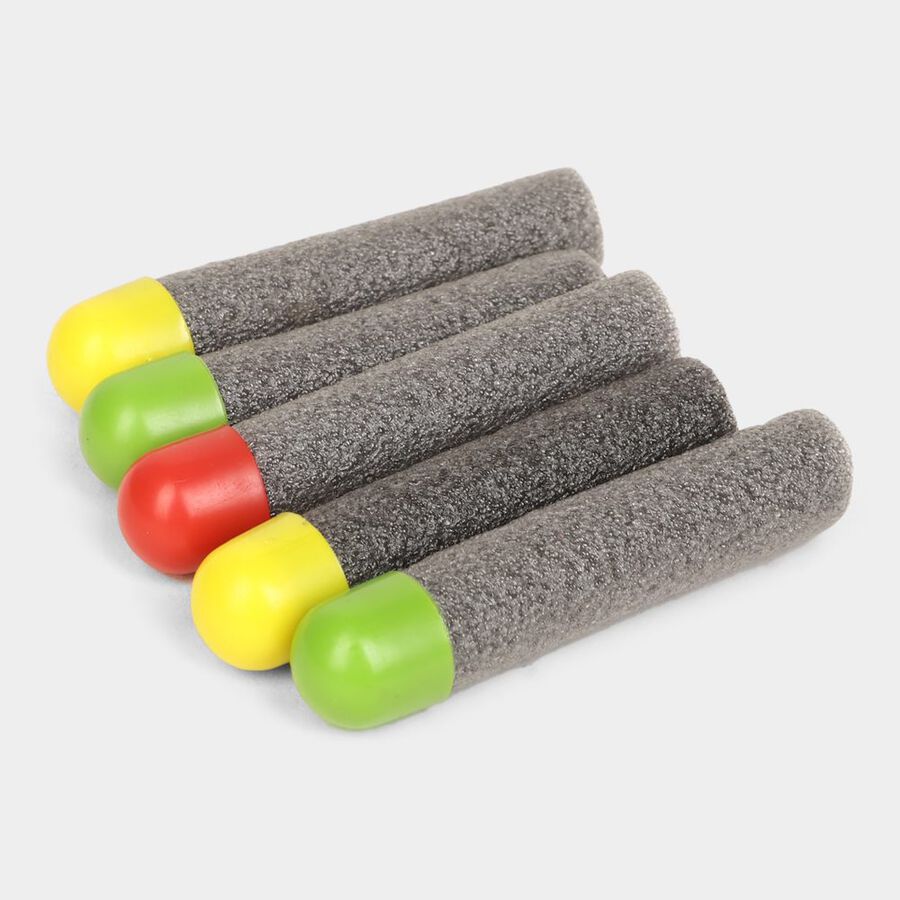 Kid's Plastic Toy Gun, 1 Gun And 5 Bullets, , large image number null
