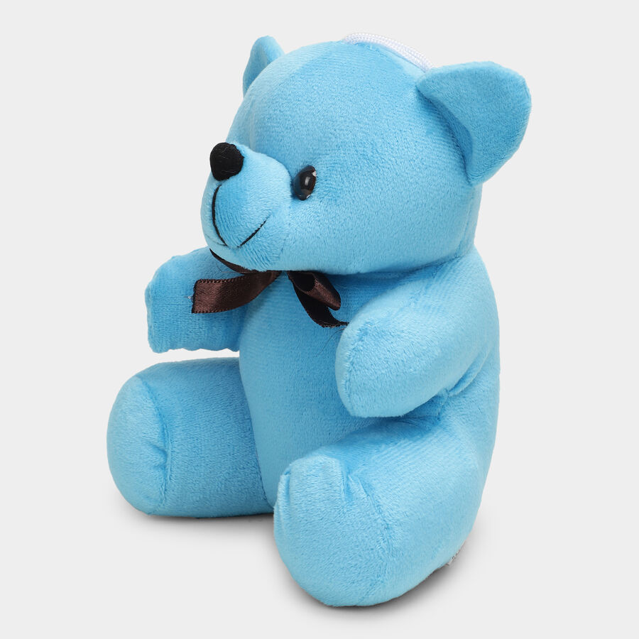Light Blue Fabric Teddy Bear, , large