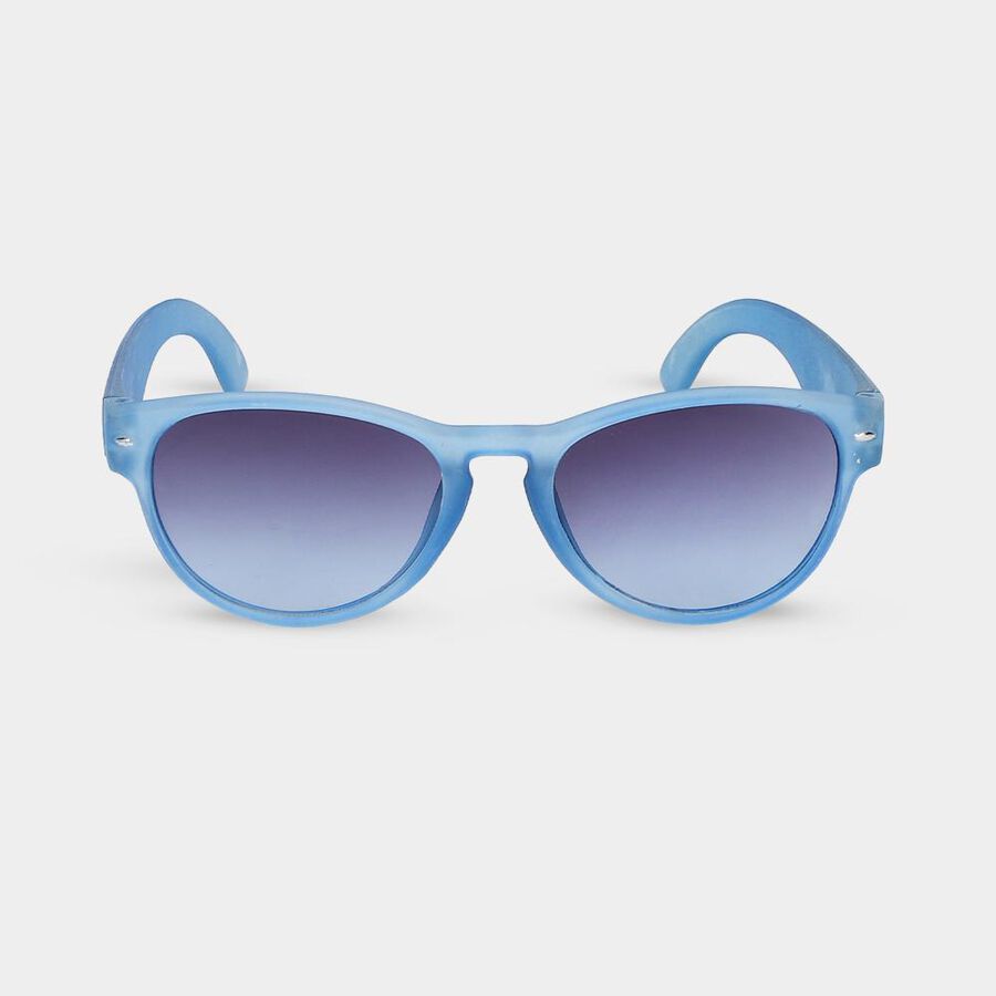 Kid'S Blue Plastic Kids Sunglass, , large