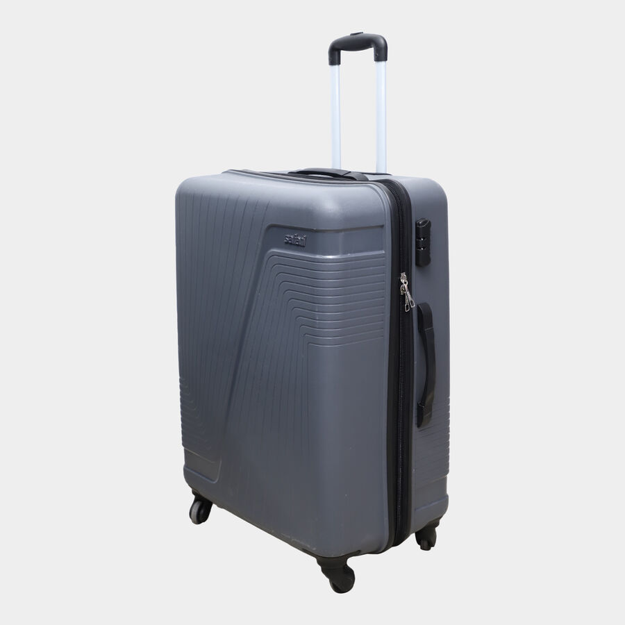 4-Wheel Grey Polypropylene Hard Case Trolley, Small + Medium + Large, , large image number null