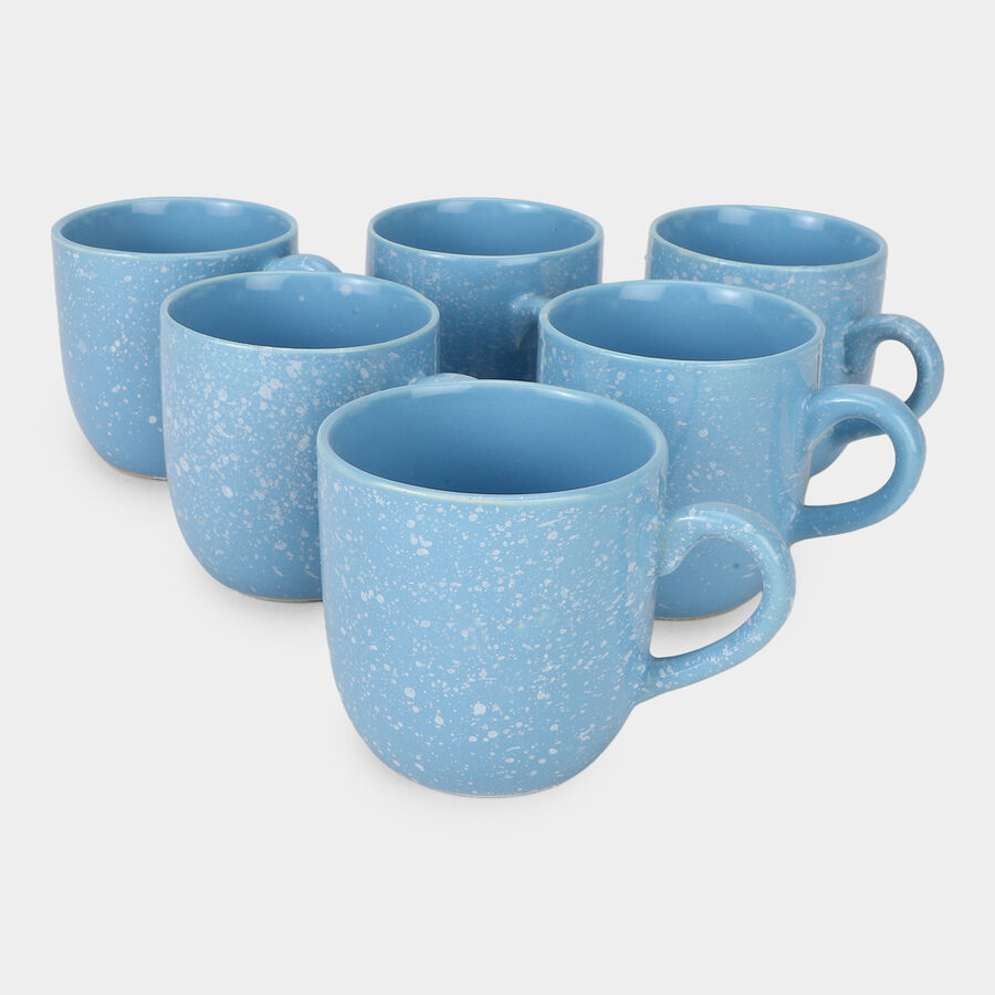 140ml Bone China Mug Set Of 6, , large