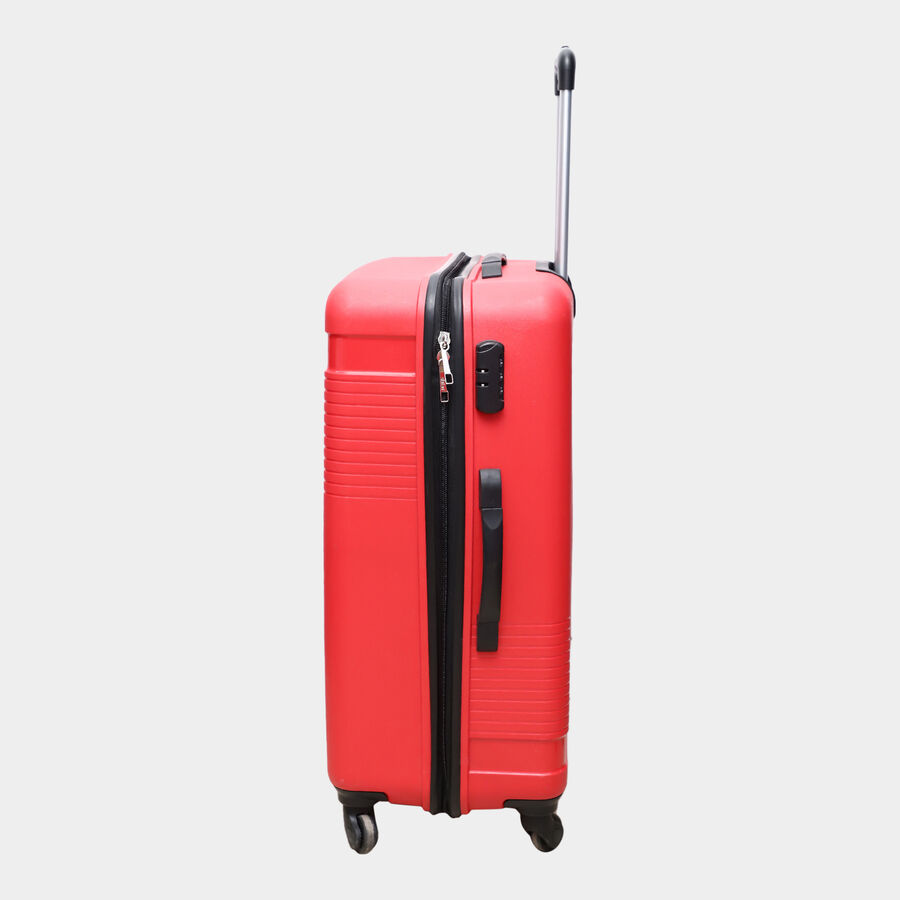 4-Wheel Red Polypropylene Hard Case Trolley, Small + Medium + Large, , large image number null