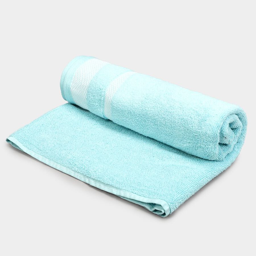 480 GSM Teal Blue Cotton Bath Towel, , large image number null