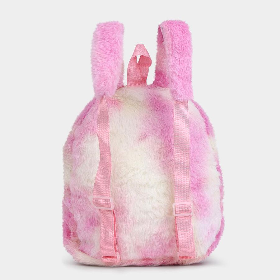 Kid's Pink Polyester Backpack, , large image number null