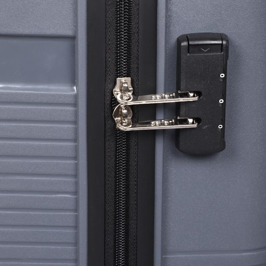 4-Wheel Polypropylene Hard Case Trolley, Small, , large