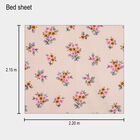 120 GSM Pink Polyester Double Bedsheet, , small image number null