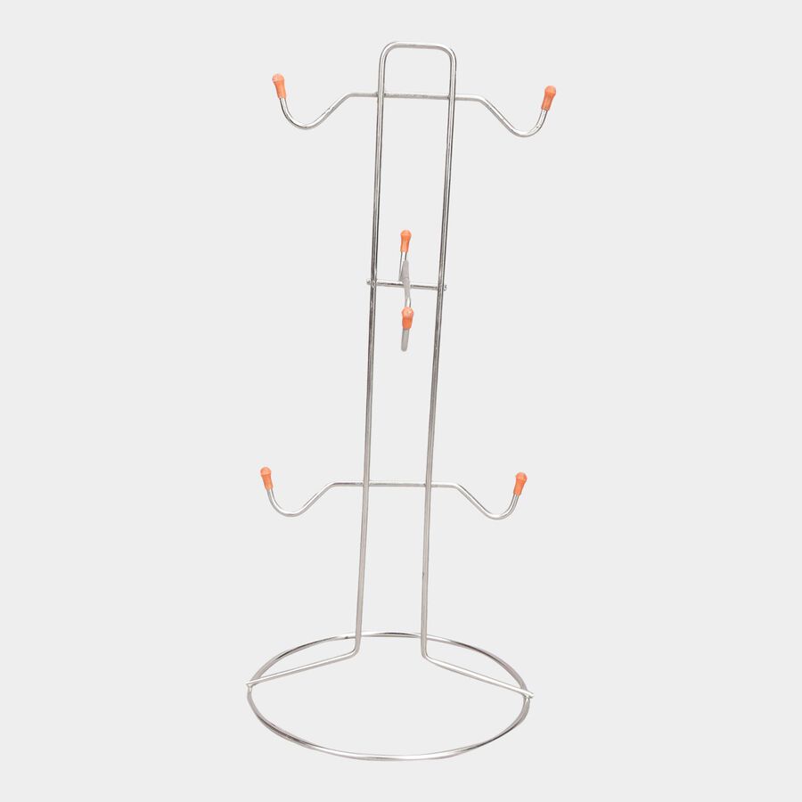 Stainless Steel Cup Stand For 6 Cups, , large image number null