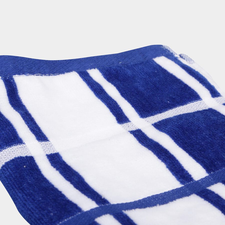 390 GSM Blue Cotton Hand Towel, , large image number null