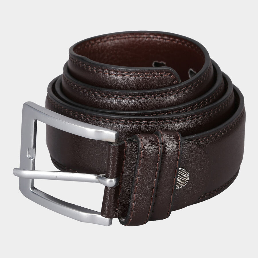 Men's Brown Polyurethane Casual Belt, , large image number null