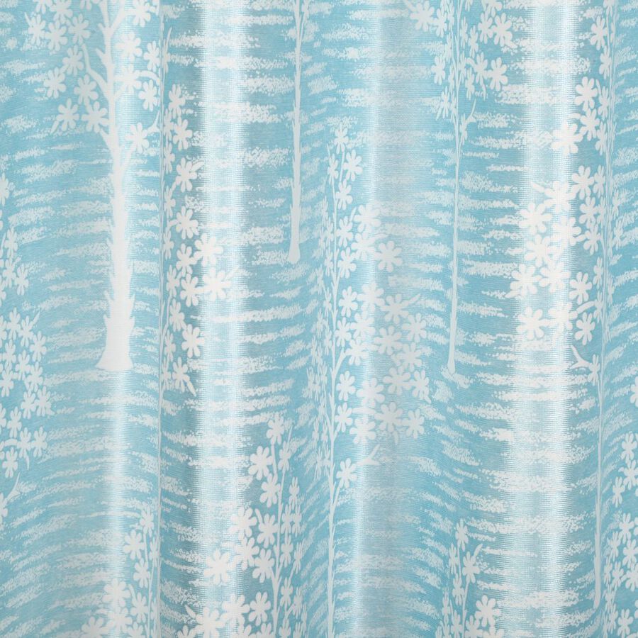 7ft. Light Blue Microfiber Door Curtain, , large image number null