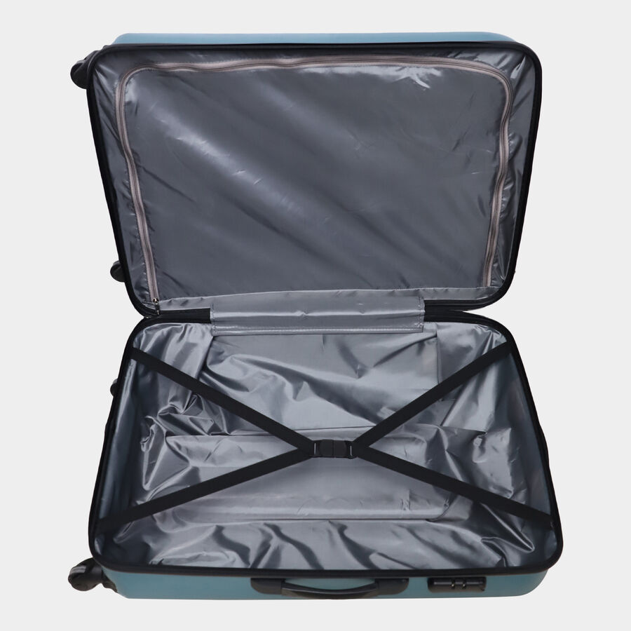 4-Wheel Teal PVC Matee Hard Case Trolley, Large, , large image number null