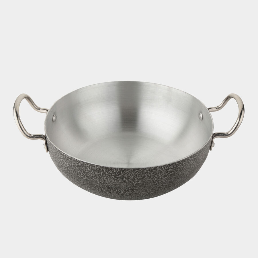 Aluminium Kadhai - 9.75 in. (2 L), Induction Compatible, , large image number null
