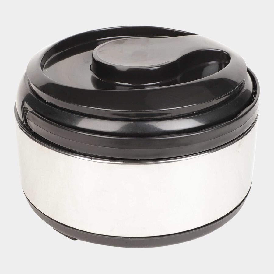 स्टील कैसरोल, सिल्वर, 3500 ml, , large image number null