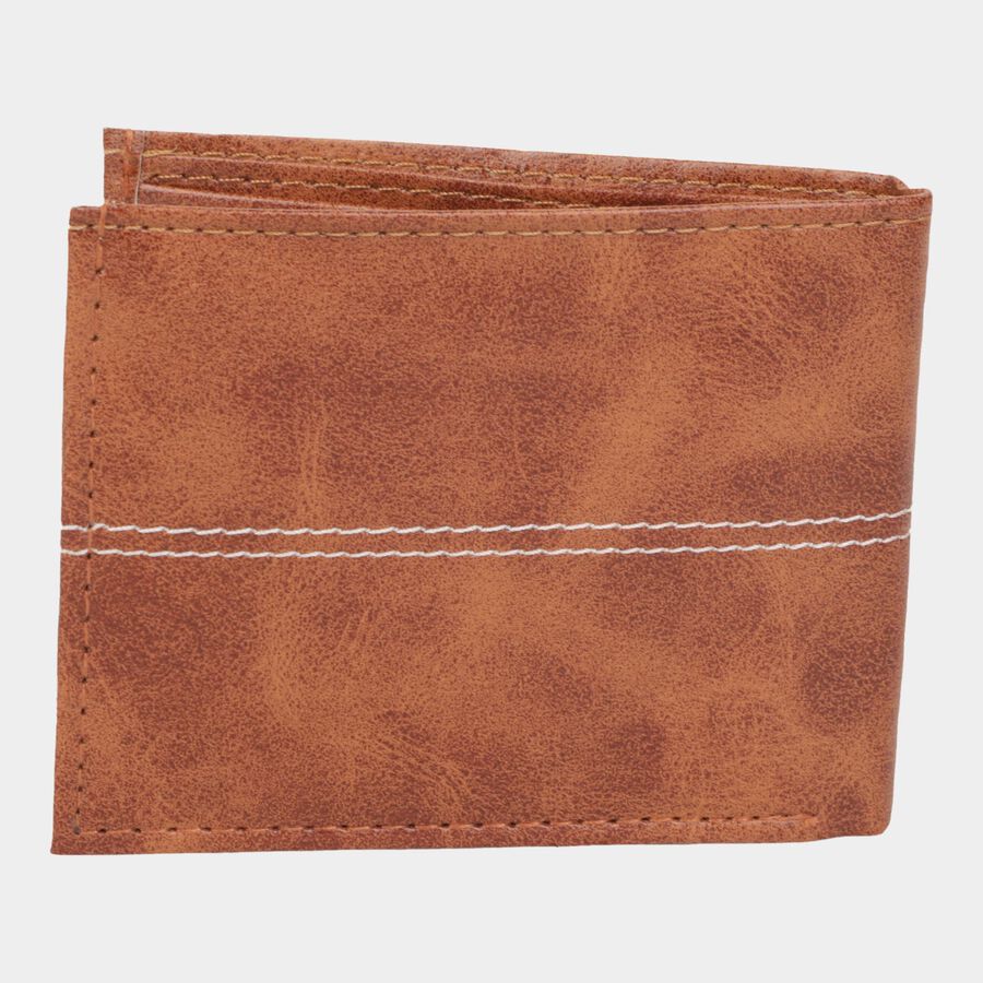 Men's Brown Polyurethane Wallet, , large image number null