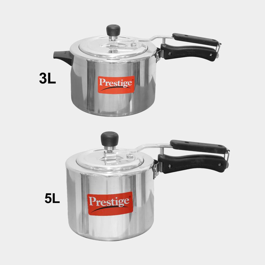 3L, 5L Aluminium Pressure Cooker, , large