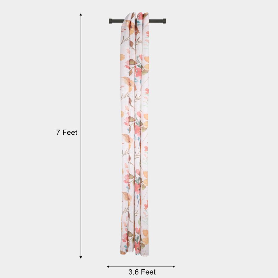 7ft. White Polyester Door Curtain, , large image number null