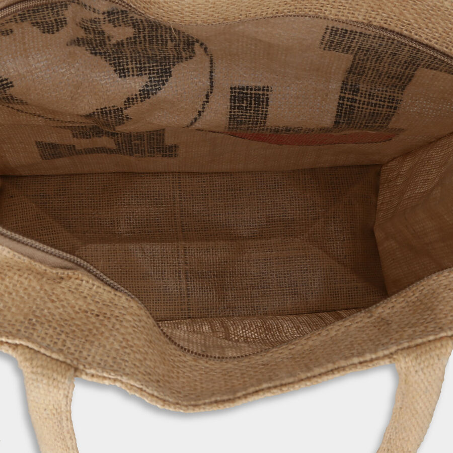 Women Printed Beige Shopping Bag, , large image number null