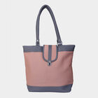 Women's Peach Polyurethane Tote Bag, , small image number null