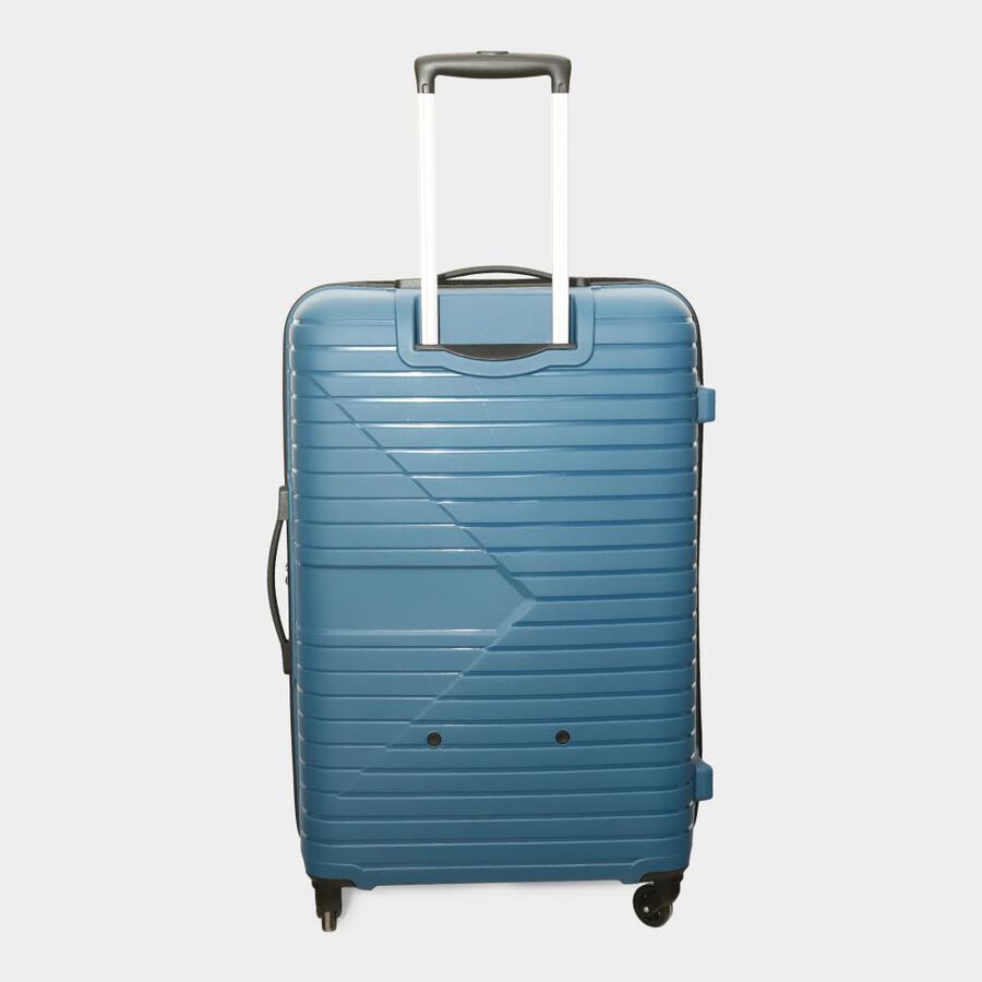 4-Wheel Dark Blue Polypropylene Hard Case Trolley, Large, , large image number null