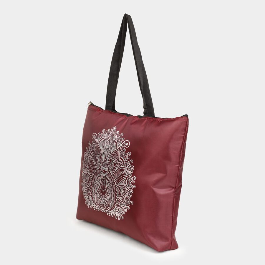 Maroon Fabric-Nylon Bag, , large image number null