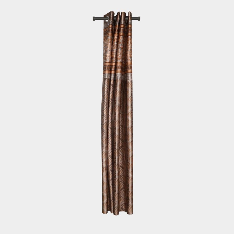 7ft. Brown Polyester Door Curtain, , large image number null