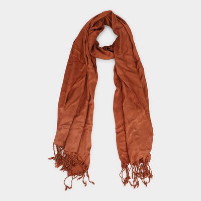 Women's Dark Blue Fabric Scarf 