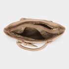 Women's Beige Pu Hand Bag, , small
