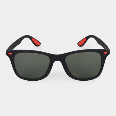 Men's Black Plastic Sunglass 