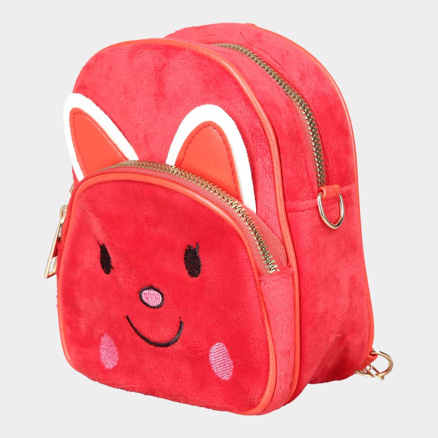 Kid's Red Polyurethane Bag, , large image number null