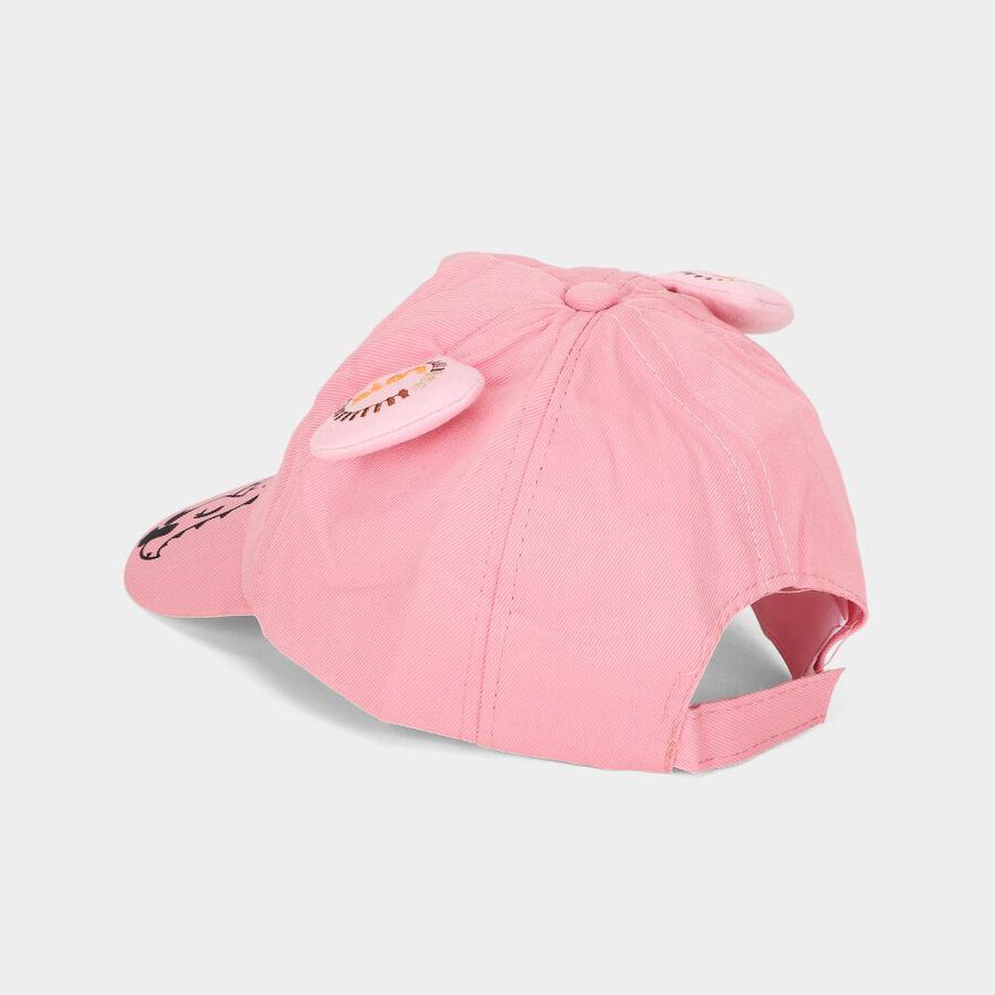 Kid's Pink Fabric Caps, , large
