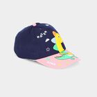 Kid's Navy Blue Fabric Caps, , small