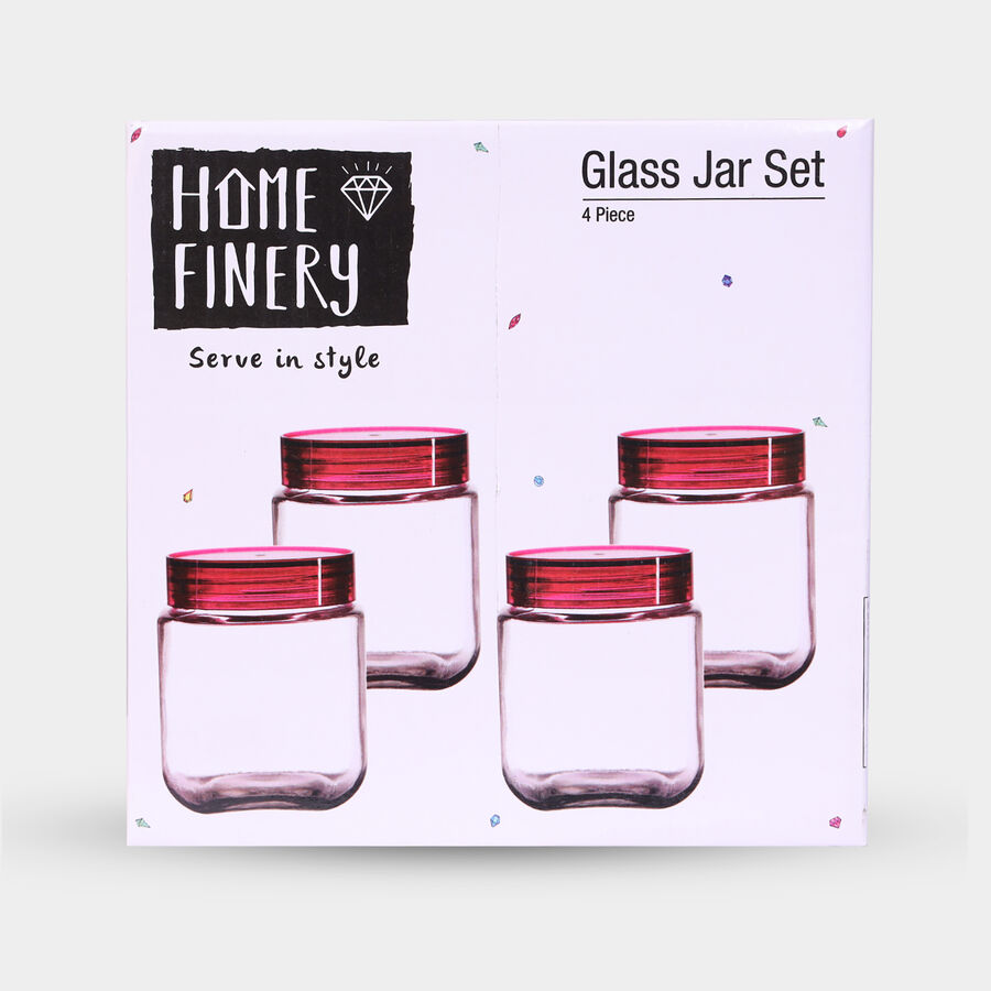 450 ml Glass Jar Set of 4, , large image number null