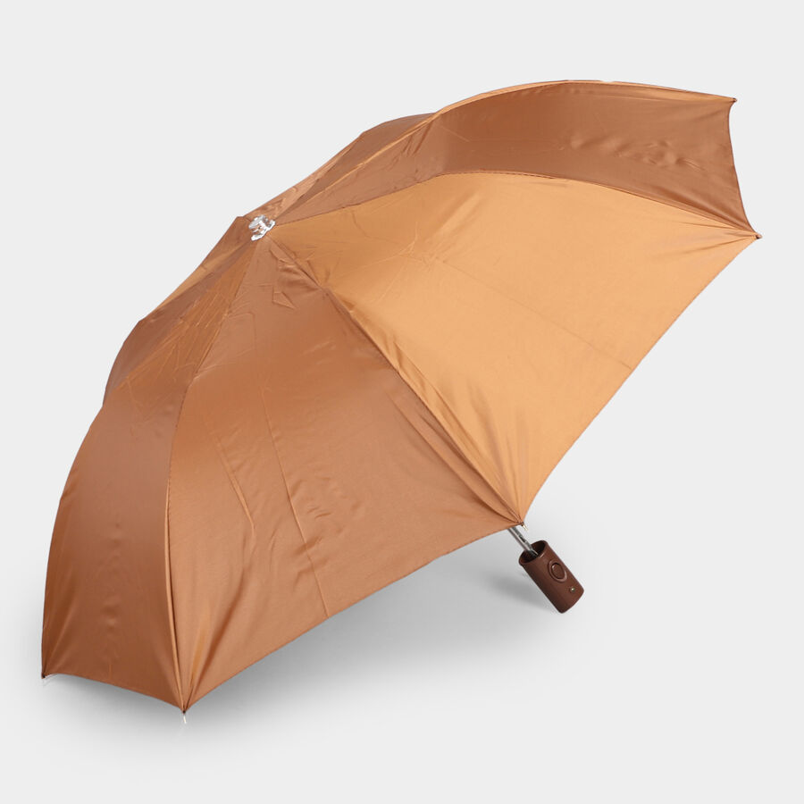 Brown Waterproof Cloth Umbrella, , large image number null