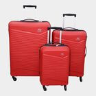 4-Wheel Red PVC Matee Hard Case Trolley, Small + Medium + Large, , small image number null