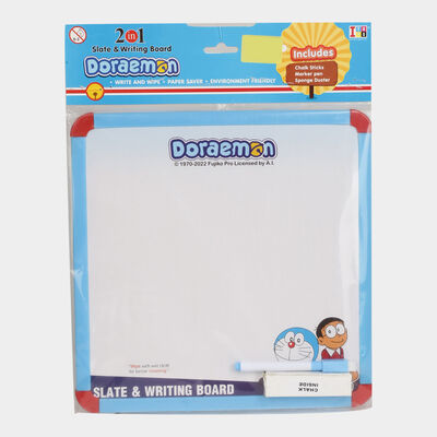 Kid's Wooden Educational Whiteboard - Colour/Design May Vary
