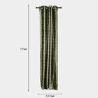 7ft. Dark Green Microfiber Door Curtain, , small image number null