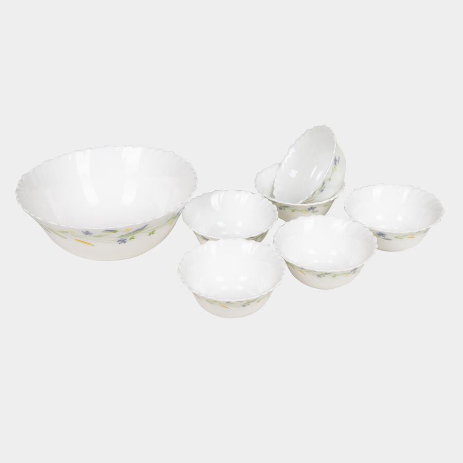 Opalware Pudding Set of 7, , large