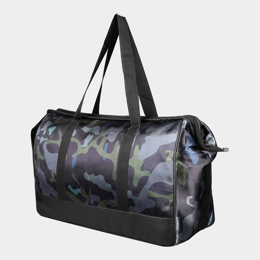 Olive Fabric-Polyester Duffle Bag, , large image number null