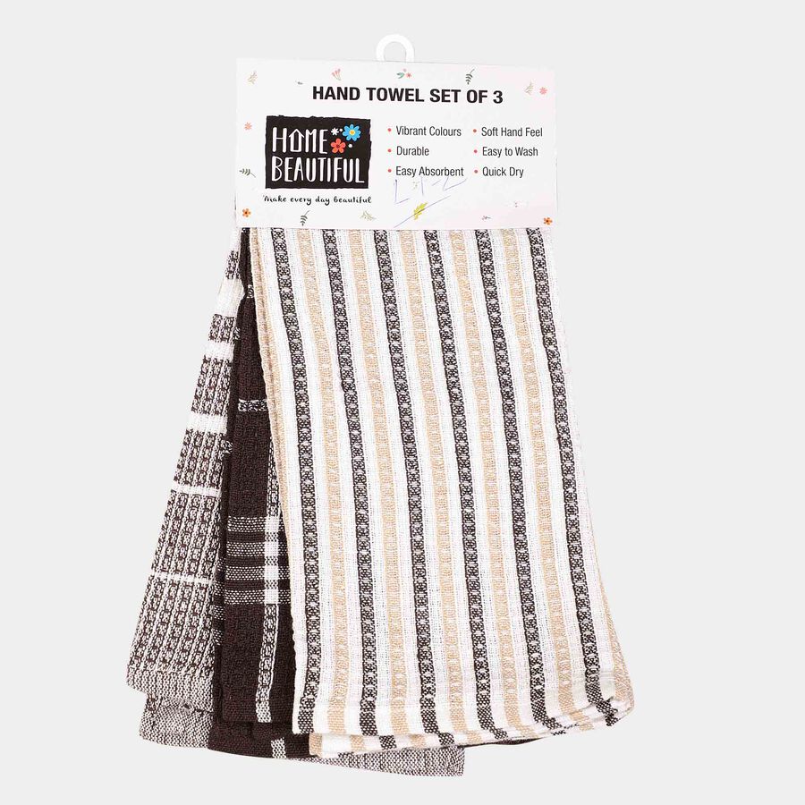 300 GSM Brown Cotton Hand Towel, , large image number null