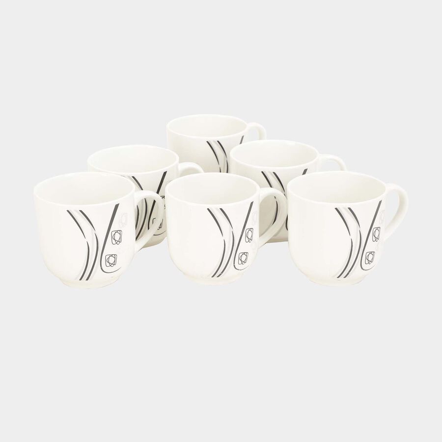 Bone China Mug, 150 ml, Set of 6, , large image number null